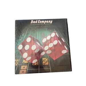 Vintage 1975 Bad Company Straight Shooter Vinyl Record.